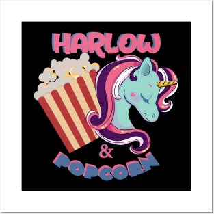 Harlow And Popcorn Funny Popcorn The Pony Posters and Art